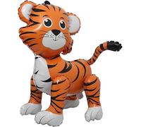 Dereine Ballon aluminium Tigre, Ballons tigre, Géant Animal Ballons, Décoration de ballons en aluminium 3D, Ballons Animaux Safari, Decoration Anniversaire Jungle, Décorations de Fête d'anniversaire