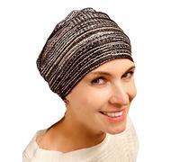 Deresina - Turban de chimio pour femme, turban volume harmonie pour femme, double couche, bambou doux, chapeaux de mauvais jours, intérieur et extérieur, couvre-tête complet pour la perte de cheveux,