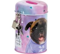 DERFORM Piggy Bank avec un cadenas Cleo et Frank 36 chien
