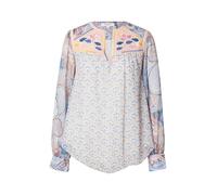 Derhy Chemisier 'AURELIE' bleu / jaune / rose / rose pastel, Taille S