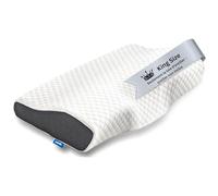 Derila Taie d'Oreiller Mémoire de Forme King Size Housse Coussin | Conçue pour l'oreiller Derila King Size. Oreiller non inclus. Lavable en machine, blanc.