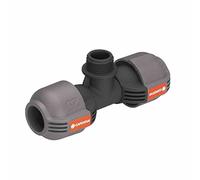Dérivation en T mâle Gardena : raccord pour arroseurs escamotables, 25 mm x 3/4 Pouce, technologie de raccordement Quick&Easy (2787-20)