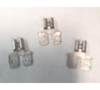 Dérivations de cosse faston 6,35 mm, femelle vers 2 mâles, lot de 3 pièces