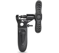 Dérive-chaîne professionnel pour vélo et outil de rivetage de chaîne avec goupille de rechange - Compatible avec Shimano & Campagnolo - Pour 1 à 12 vitesses et demi-maillons BMX (style : A, noir)