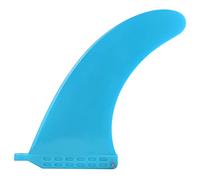 Dérive de planche de surf en PVC pour longboard et, dérive de queue écologique et flexible avec gabarit latéral vertical, dérives de surf à performance stable pour des virages (Bleue)