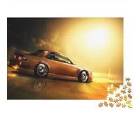 Dérive en Voiture Puzzle Adulte 1000 Teile Éducatif Challenge Toy Artisanat Cadeau Famille Décor À La Maison pour Adultes Et Enfants À Partir De 14 Ans 1000pcs (75x50cm)