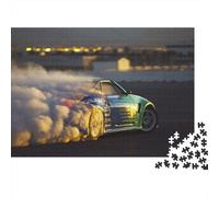 Dérive en Voiture Puzzles pour Adultes 1000 Teile Éducatif Challenge Toy Artisanat Cadeau Famille Home Decor pour Adultes Et Enfants À Partir De 14 Ans 1000pcs (75x50cm)