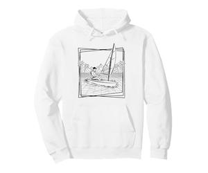 Dériveur Bateau Optimiste Voile Navigeur Sweat à Capuche