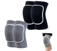 DERJDISF genouillère Sport Protection Genoux Adulte 2 pièces - Soutien articulations Respirant léger Ajustable Noir - Usage Quotidien et activité Physique 90 à 140 kg Confort et stabilité renforcés