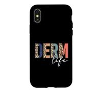 Derm Life Dermatologist Skincare Esthéticienne Dermatologie Coque pour iPhone X/XS