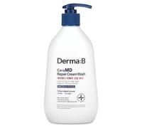 Derma B CeraMD Repair Cream Wash 400ml, sans parfum, crémeux pour le visage, le corps pour les peaux sèches, sensibles et qui démangent, sans paraben hydratant en profondeur