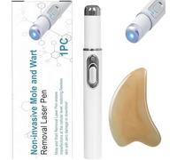 Derma Care Kidsneed - Stylo Laser Non Invasif Pour L'élimination Des Grains De Beauté Et Des Verrues, Stylo Laser Acrochordon Plasma Enlever Efficace les Verrues et Taches Sombres (2 pcs)