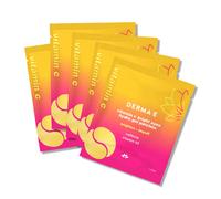 Derma E Vitamine C Eyes brillants Hydro Gel sous les plaques oculaires (5 paires) Allantoin Caffeine & Vitamin B3 Masques pour les yeux pour r du