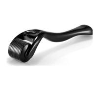 Derma Roller, 0.5 mm Dermaroller Visage, Roller Micro Aiguille pour Stimule Repousse Cheveux, Pousse Barbe, Réduit la Perte Cheveux