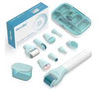 Derma Roller 0.5 mm, Kit Microneedling 10 in 1 pour le soin/massage/nettoyage de la peau, rouleau à barbe 720 aiguilles en titane, Pour les rides, les pores dilatés, les rides et les cicatrices G10