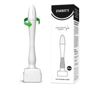 Derma Roller à micro-aiguilles en titane - Alternative au tampon derma - Rouleau à micro-aiguilles pour homme et femme - Outil de soins de la peau à micro-aiguilles