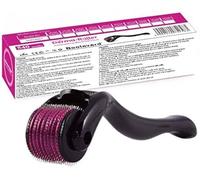 Derma Roller Boolavard® TM + Housse de transport - Rouleau avec micro aiguilles en alliage de titane - 540 aiguilles - Rouleau pour le visage et le corps - Traitement ultime pour réduire les vergetures, les rides, les cicatrices d'acné