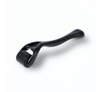 Derma Roller, Dermaroller pour Microneedling, Derma-Roller de 0,5 mm Avec 540 Microneedles en Acier Inoxydable, Adapté pour les Soins de la Peau, la Croissance des Cheveux et de la Barbe (Noir)