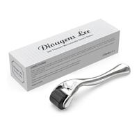 Derma Roller pour barbe et cheveux Diougens Lee 540 Titanium Microneedling Roller pour visage et corps - Microneedle Cosmetic Beauty Instrument avec étui de rangement