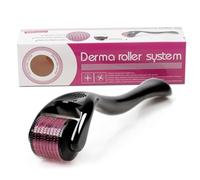 Derma Roller pour cheveux, barbe, visage, corps, cuir chevelu, micro-aiguilles en titane 540 pour hommes et femmes, 0,25 mm, instrument de beauté cosmétique