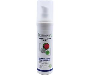 Dermaclay Crème Régénération Nuit Anti-Âge Bio Flacon Pompe 50ml