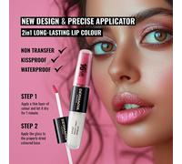 Dermacol 16H Rouge à lèvres extrême longue durée Rouge à lèvres biphasé longue durée et gloss No. 28 8 ml