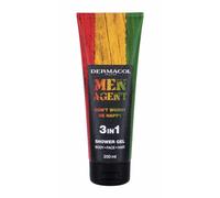 Dermacol 250ml Hommes Agent Ne Vous Inquiétez Pas Être Heureux 3in1, Gel Douche
