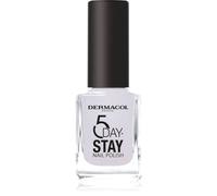 Dermacol 5 Day Stay vernis à ongles longue tenue teinte 59 Mermaid White 11 ml