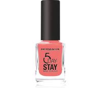 Dermacol 5 Day Stay vernis à ongles longue tenue teinte 60 Coral Island 11 ml
