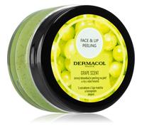 Dermacol Face & Lip Peeling Grape gommage purifiant en profondeur lèvres et joues 50 ml