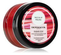 Dermacol Face & Lip Peeling Rhubarb gommage au sucre lèvres et joues 50 ml