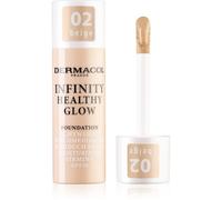 Dermacol Infinity Healthy Glow fond de teint liquide SPF 10 teinte 02 Beige 20 g