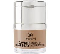 Dermacol Caviar Long Stay fond de teint longue tenue et correcteur perfecteur aux extraits de caviar teinte Nude 30 ml