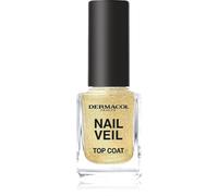 Dermacol Nail Veil vernis de protection pailleté teinte Sparkling Beach 11 ml