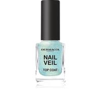 Dermacol Nail Veil vernis de protection pailleté teinte Sparkling Ocean 11 ml