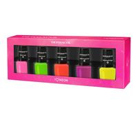 Dermacol Neon vernis à ongles néon pour ongles naturels et artificiels coffret cadeau