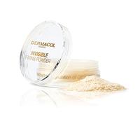 Dermacol - Poudre fixante invisible pour le visage, Poudre translucide et résistante au toucher, poudre libre pour le maquillage, poudre mate sans frangibilité avec houppette, légère, 13,5 g (Light)