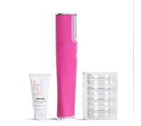 DERMAFLASH LUXE Plus Appareil anti-âge, exfoliation, épilation et dermatisation, avec technologie Sonic Edge et 4 semaines de traitement, rose pop