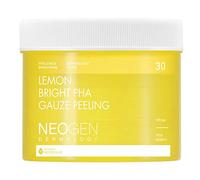 DERMALOGY by NEOGENLAB Lemon PHA Gauze Peeling Pads (30 pads) - Exfoliating Peeling Pad with AHA, BHA, PHA, LHA & Lemon & Glutathione & Niacinamide - Korean Skin Care