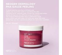 Dermalogy Lift Pha Gauze Peeling - Wine By Neogen For Unisex - 30 Count Pads