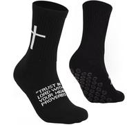 Dermalyx 3 Paires De Chaussettes Chrétiennes, Chaussettes De Prière, Cadeaux D'anniversaire, Chaussettes De Football Avec Motif Bande, Chaussettes Unisexes Antidérapantes