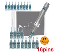 Dermapen De Microneedling Sans Fil,Auto Dr Pen,Adhérence,Raffinage De La Peau,Outils De Soins De La Peau,Machine De Beauté,M8,22 Pièces - Type Eu Plug 16pins