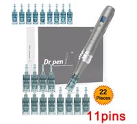 Dermapen De Microneedling Sans Fil,Auto Dr Pen,Adhérence,Raffinage De La Peau,Outils De Soins De La Peau,Machine De Beauté,M8,22 Pièces - Type Eu Plug 11pins