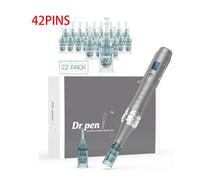 Dermapen Microneedling Professionnel Pour Les Soins De La Peau,Stylo Derma Automatique,Micro-Grossier,Kit Dermapen Dr.Pen M8,22 Broches - Type 22pcs 42pins