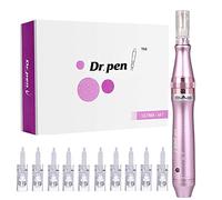 Dermapen Microneedling Professionnel Sans Fil Électrique Dr Pen Ultima M7 Stylo Derma Kit d'outils Anti-âge pour Soins de la Peau avec Aiguilles à Cartouche 12 pièces * 12PIN