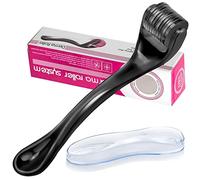 Dermaroller 0.5mm Visage Barbe Microneedle Stimule la Croissance de la Barbe et des Cheveux pour Cadeau la Fête des Pères pour Homme Barbe Croissance Kit.