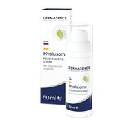 DERMASENCE Hyalusome Crème hydratante 50 ml | Crème hydratante anti-âge avec hyaluron, panthénol et glycérine, renforce la barrière cutanée, texture légère, végétalienne