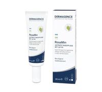 DERMASENCE RosaMin Crème de jour teintée SPF 50 30 ml - Crème verte contre les rougeurs du visage, protection UV, pigmentaire, sans parfum, soin de la couperose, peau sensible, végétalien, légèrement