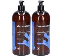 Dermasens Gel Douche Surgras 3 en 1 Parfum Énergie Marine Gel(S) 2x1 l