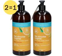 DermAsens Gel Douche Surgras Agrumes 2x1 l